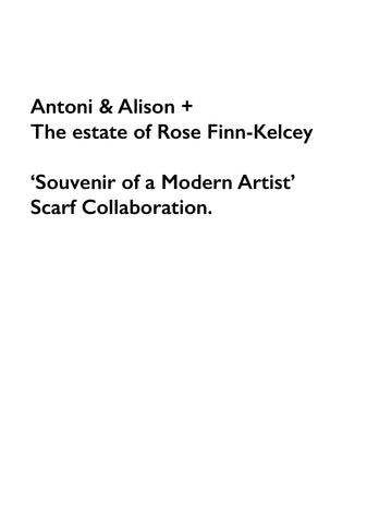 Antoni & Alison + Rose Finn-Kelcey Scarf Collaboration