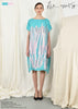 METAL & PAPER Dress (Turquoise & Lilac)