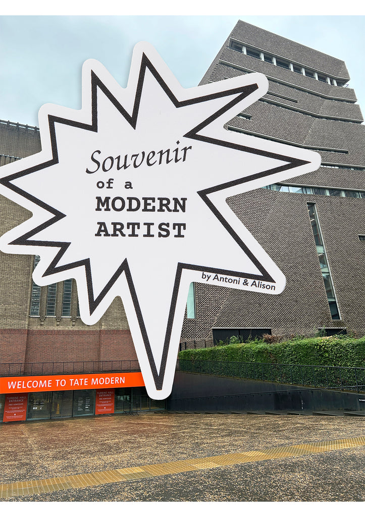 Souvenir of a Modern Artist (Antoni & Alison & TATE collaboration) STICKER