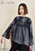 BLACK CHIFFON Top