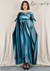 BLUE DRAPE Dress