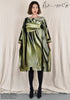 GREEN DRAPE Dress