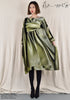 GREEN DRAPE Dress