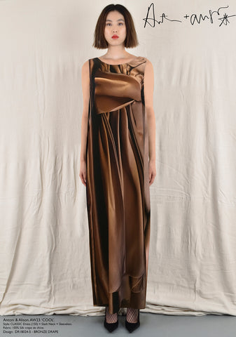 BRONZE DRAPE Dress