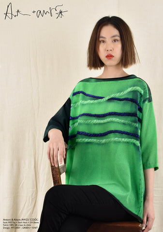 GREEN + KNIT Top