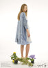 Denim Drape Dress